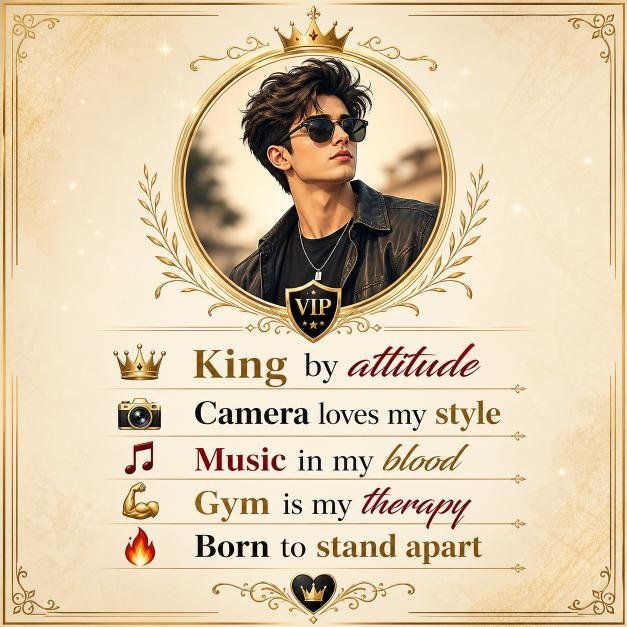 Best Instagram VIP Bio Stylish Font for Boys : Fancy & Attitude Styles