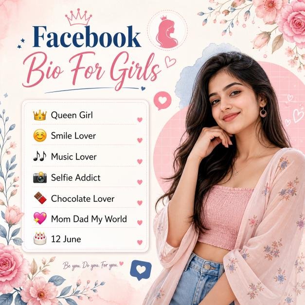Cute & Attitude Facebook Bio For Girls