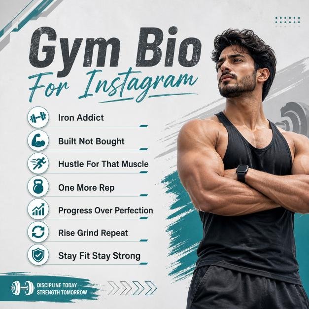 Gym Bio For Instagram & Fitness Bio