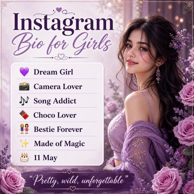  Best Instagram Bio for Girls 2026: Aesthetic, Cute & Classy Ideas